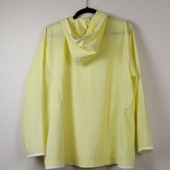Talbot's T by Talbot's Lightweight Yellow Chiffon Water Resistant Jacket NWT - Picture 10 of 13